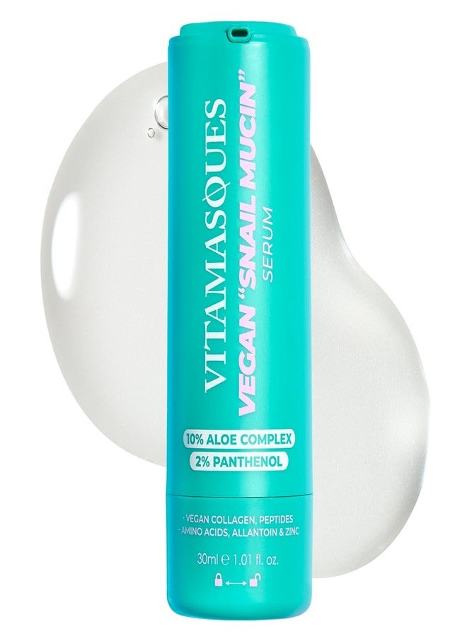 Vitamasques Vegan Snail Mucin Serum Moisturizer With Aloe Vera Complex Korean Skin Care- 1.01 fl. oz - Image 1